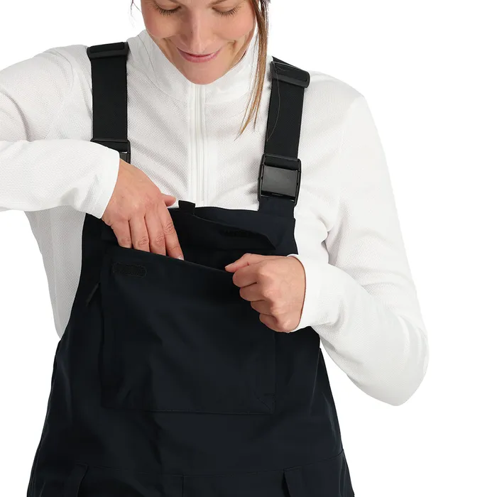 Pants Womens Spyder Terrain Bib 8211 Black