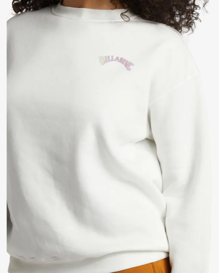 Paradise Feels Sweatshirt Salt Crystal Women Billabong Sweatshirts and Fleece