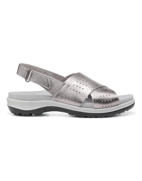 Paros Sandals Pewter Women Hotter Walking Sandals