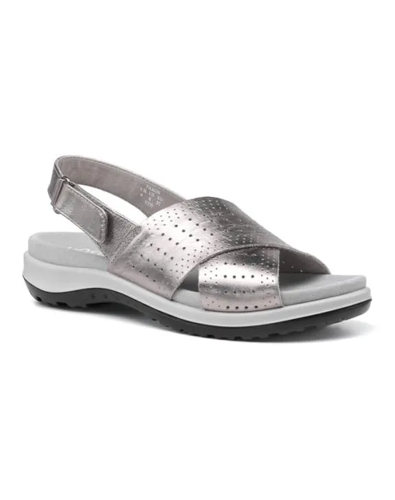 Paros Sandals Pewter Women Hotter Walking Sandals