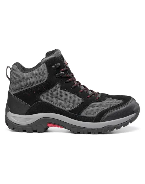 Pathway WP Black Charcoal Mens Hotter Ankle Boots
