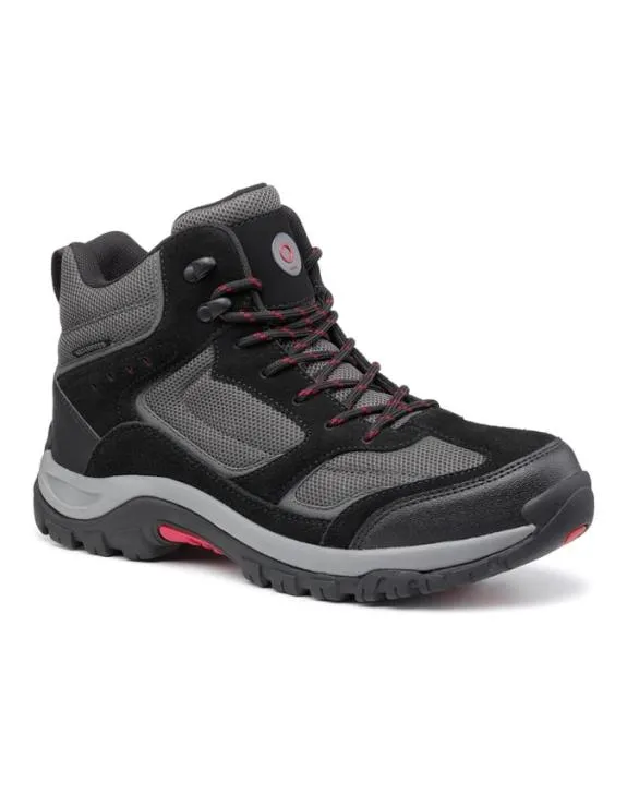 Pathway WP Black Charcoal Mens Hotter Ankle Boots