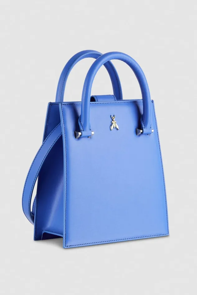 Patrizia Pepe Blue Handbag With Shoulder Strap Blue Ray Bags Handbags