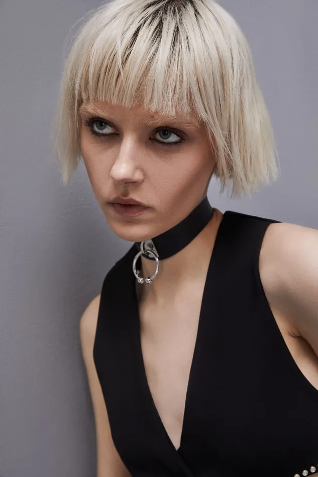 Patrizia Pepe Chocker With Piercing Black Nero Accessories