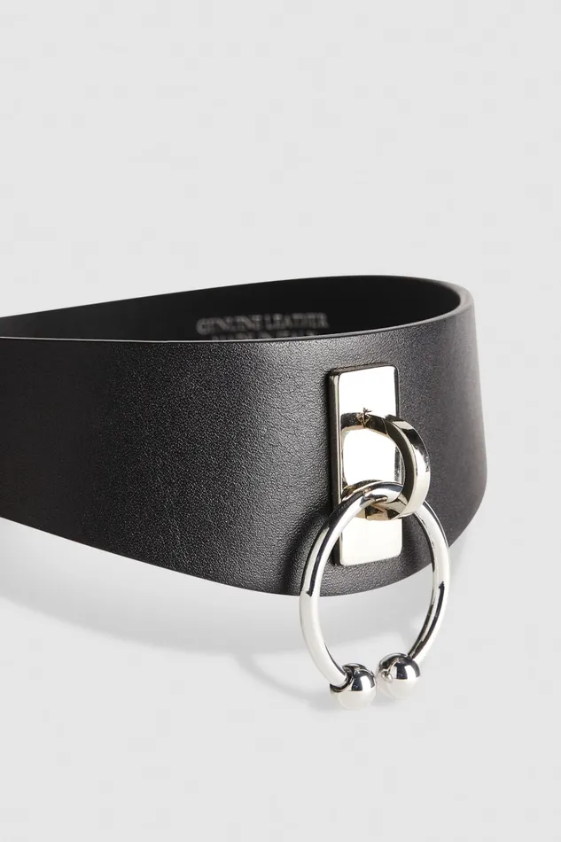 Patrizia Pepe Chocker With Piercing Black Nero Accessories