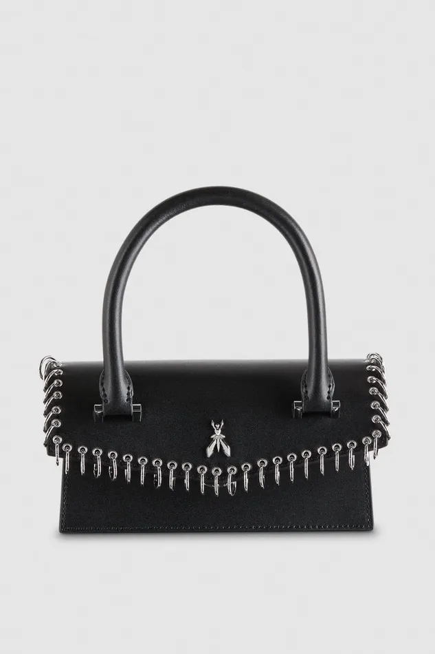 Patrizia Pepe Fly Bamby Piercing Shoulder Bag Black Nero Bags Handbags
