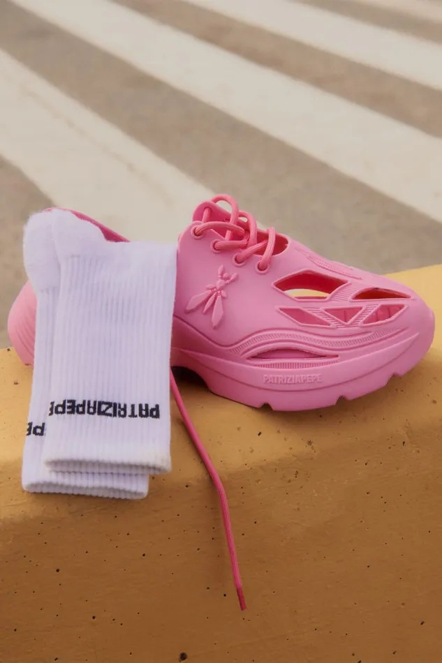 Patrizia Pepe Gummy Pepe Sneakers Pink Fresh Pink Footwear