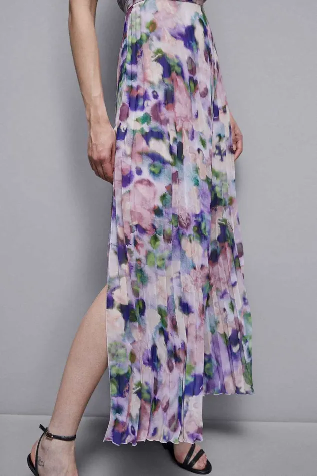 Patrizia Pepe Oneshoulder Pleated Chiffon Dress Pink Multicolor Apparel Long