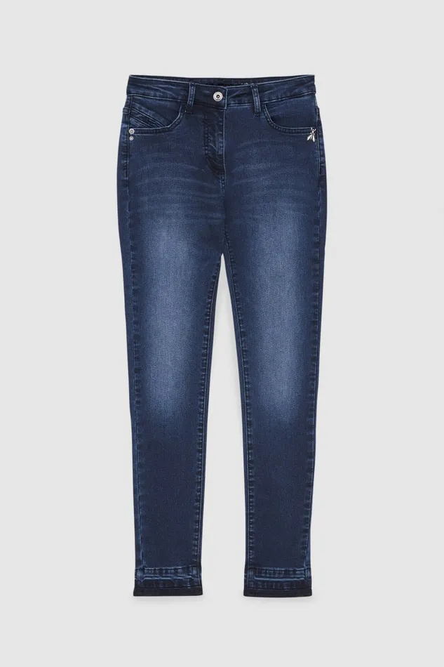 Patrizia Pepe Skinny Fit Jeans Regular Rise Jeggings Washed Blue Apparel Jeans