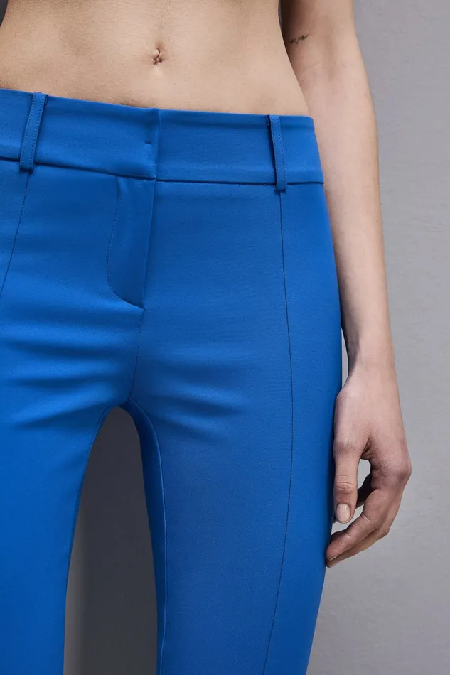 Patrizia Pepe Slim Pants Blue Blue Soul Apparel Slim and Skinny