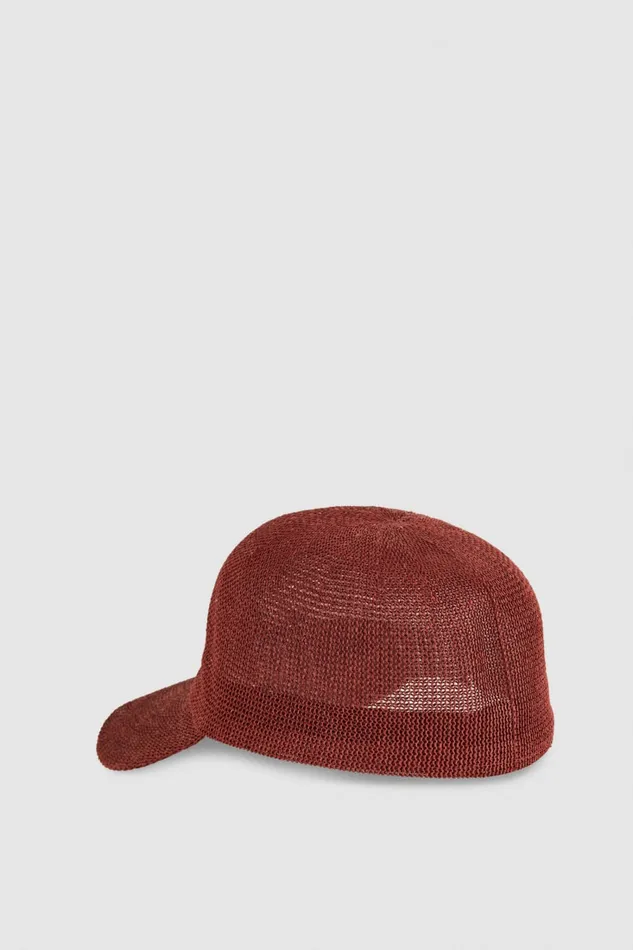 Patrizia Pepe Visor Cap Purple Dark Plum Accessories