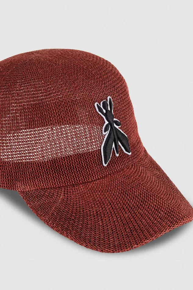 Patrizia Pepe Visor Cap Purple Dark Plum Accessories