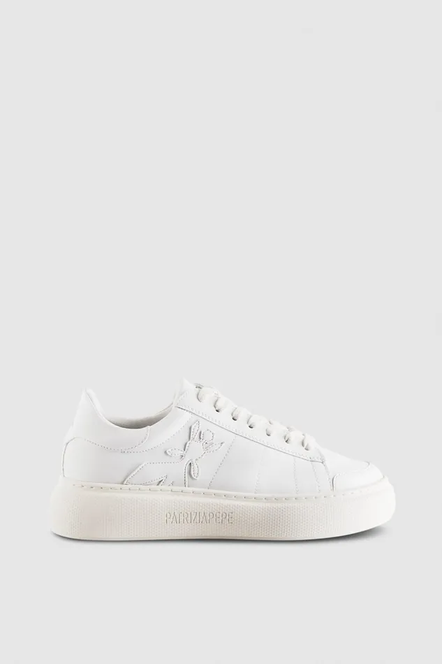 Patrizia Pepe White Pepe Fly Sneakers Total White Footwear