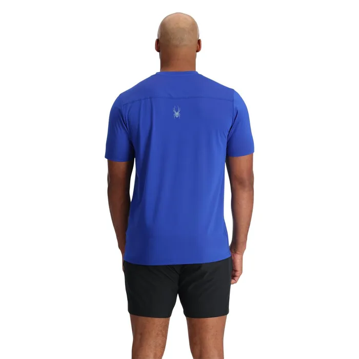 Performance Mens Spyder Arc Short Sleeve Tech Tee 8211 Electric Blue