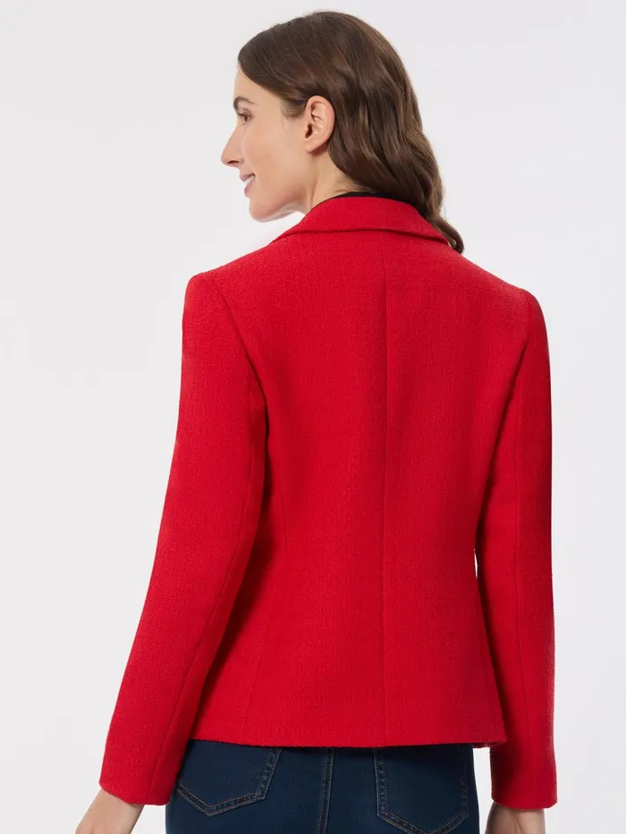 Petite Faux Double Breasted Jacket Tweed Women Jones New York Petite Blazers Petite Faux Double Breasted Jacket Tweed Women Jones New York Petite Blazers