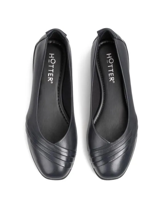 Phoenix Shoes Navy Women Hotter Ballet Pumps