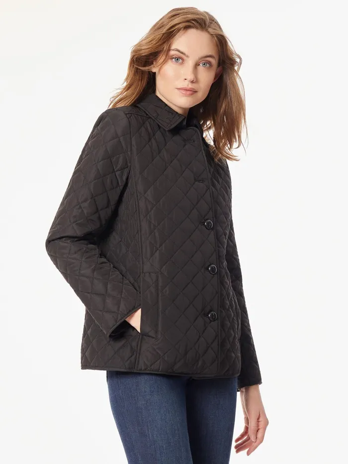 Plus FiveButton Quilted Jacket Women Jones New York Plus Blazers Plus FiveButton Quilted Jacket Women Jones New York Plus Blazers