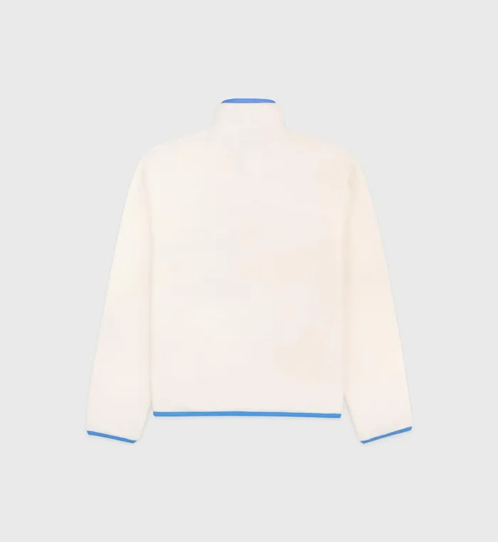 Polar Fleece And Sherpa Women Sporty and Rich Buttoned Polar Sweatshirt 8211 CreamOcean