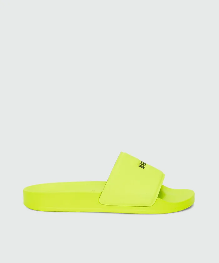 Pool Slippers With Micro Logo Women MSGM Slides
