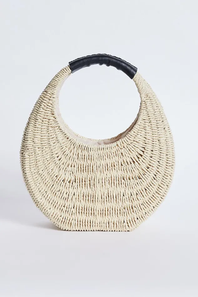Positano Bag 8211 Top Handle Raffia Bag In Natural Women Showpo Bags