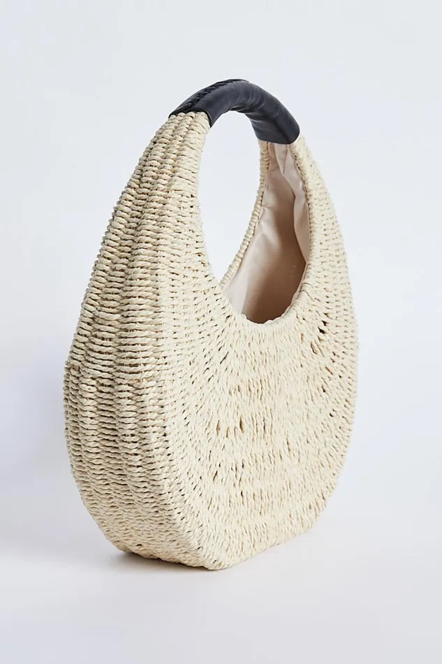 Positano Bag 8211 Top Handle Raffia Bag In Natural Women Showpo Bags
