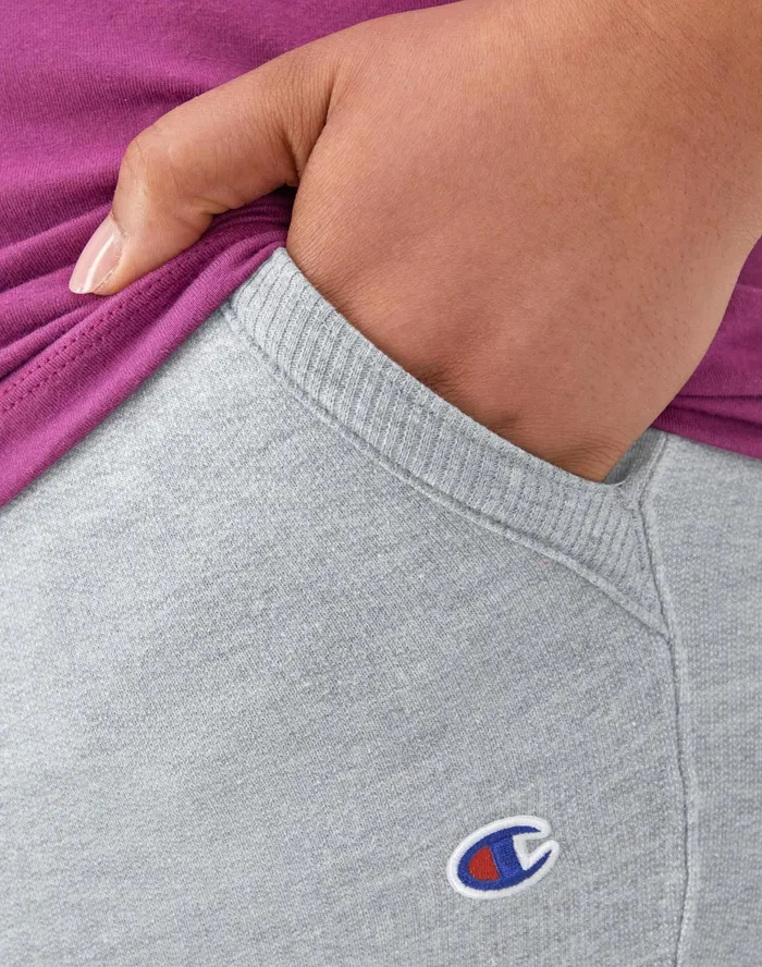 Powerblend Joggers C Logo 29034 Plus Size Oxford Grey Women Champion Pants