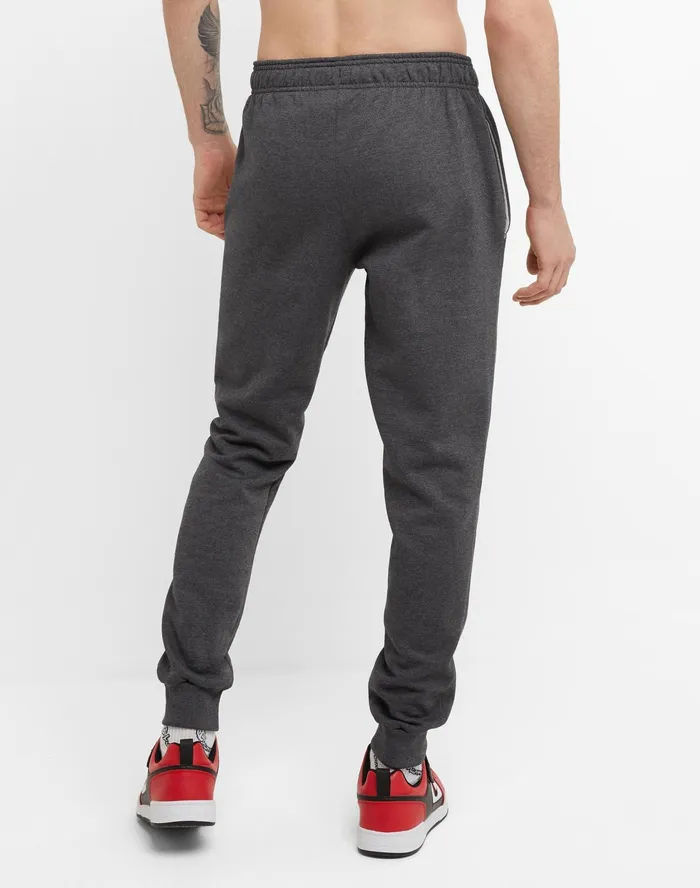 Powerblend Joggers Script Logo 31034 Granite Heather Men Champion Pants and Joggers