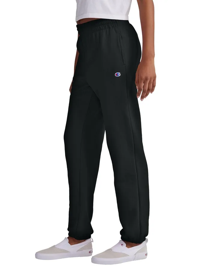 Powerblend Oversized Sweatpants C Logo 29034 Black Women Champion Pants