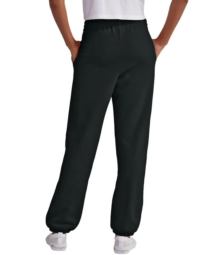 Powerblend Oversized Sweatpants C Logo 29034 Black Women Champion Pants