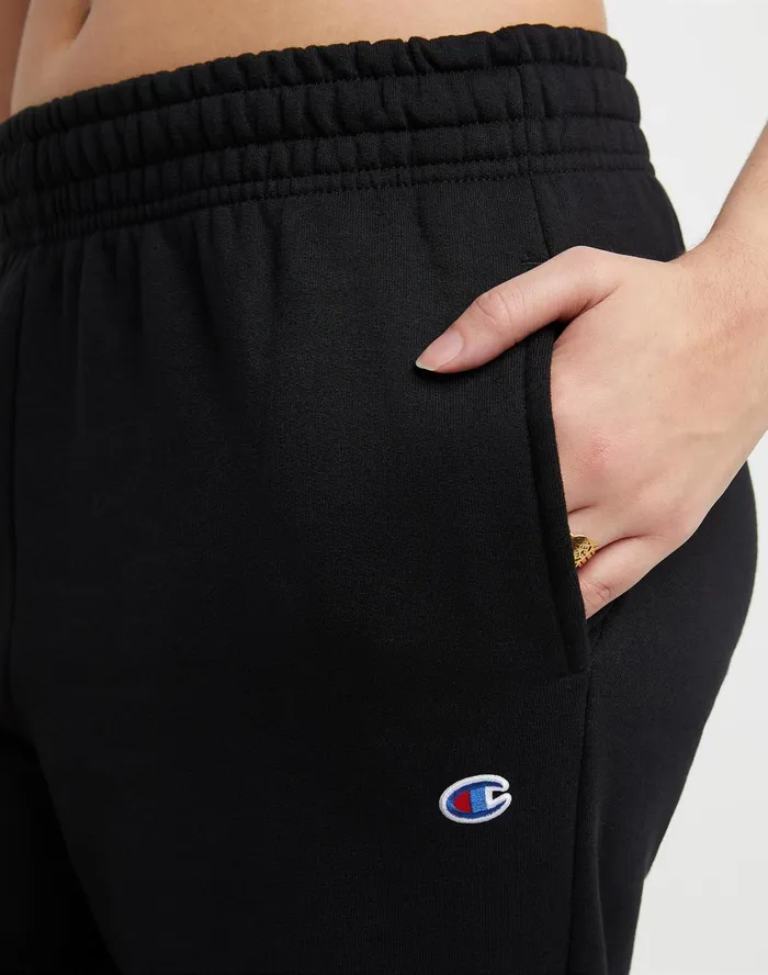 Powerblend Oversized Sweatpants C Logo 29034 Black Women Champion Pants