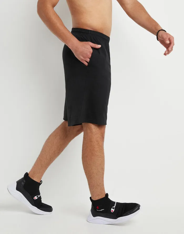 Powerblend Shorts Big C Logo 10034 Black Men Champion Shorts