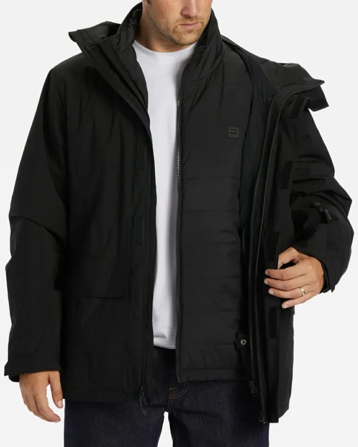 Prism 3In1 Technical Jacket Black Men Billabong Jackets