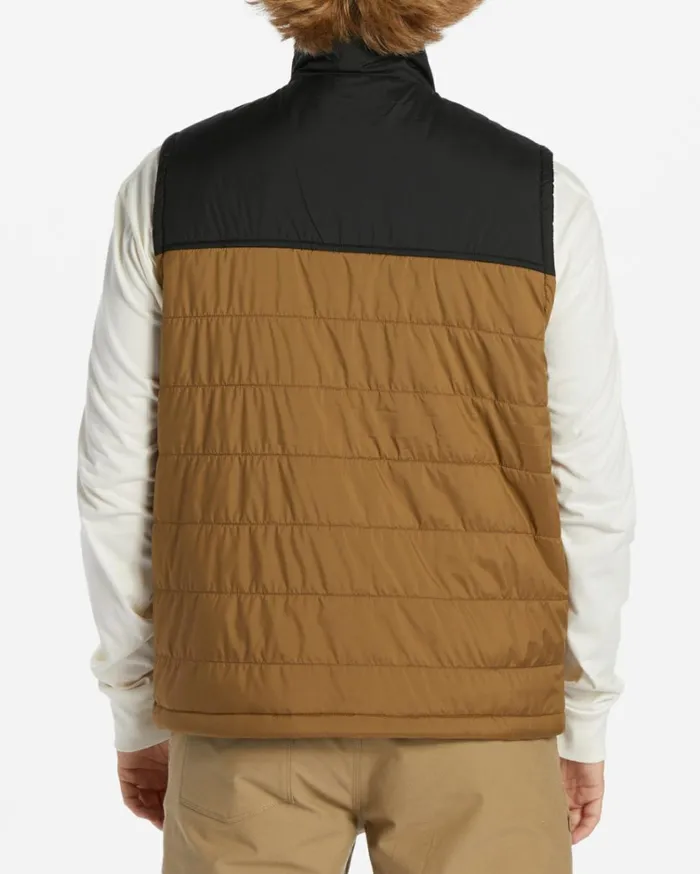 Prism Vest Quilted Vest Otter Men Billabong Jackets