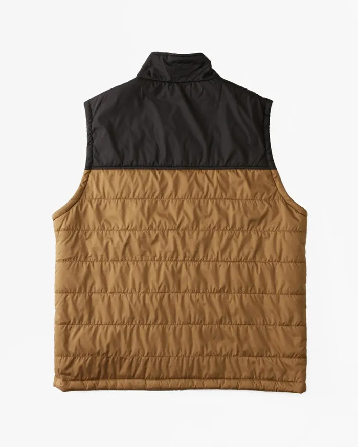 Prism Vest Quilted Vest Otter Men Billabong Jackets