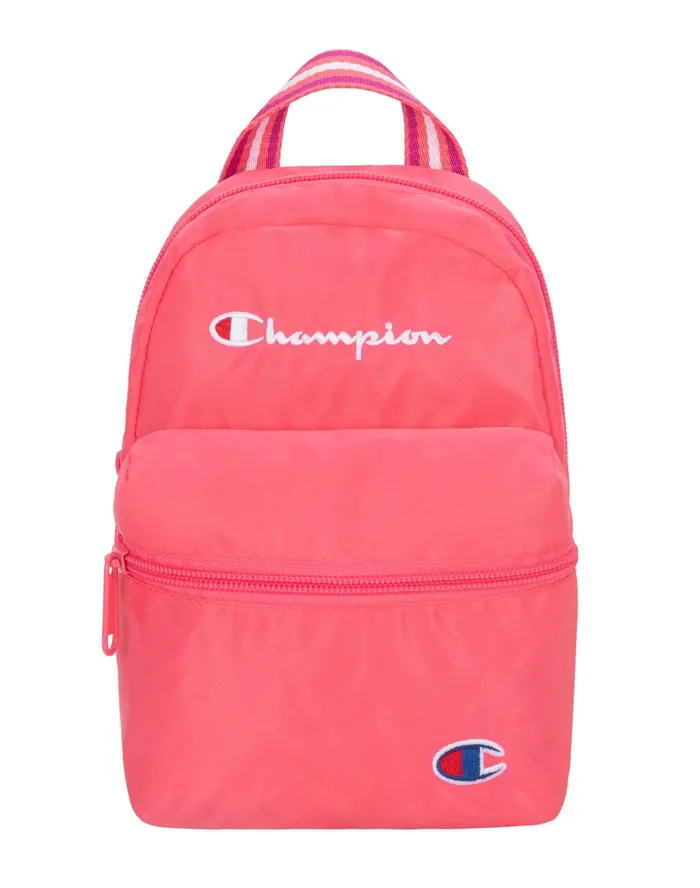 Qualifier Convertible Mini Backpack Pink MenWomen Champion Bags and Backpacks