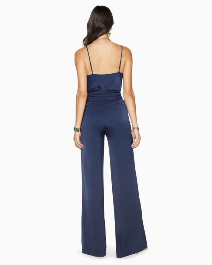 Ramy Brook Bottoms Women Joss Wide Leg Pant Navy