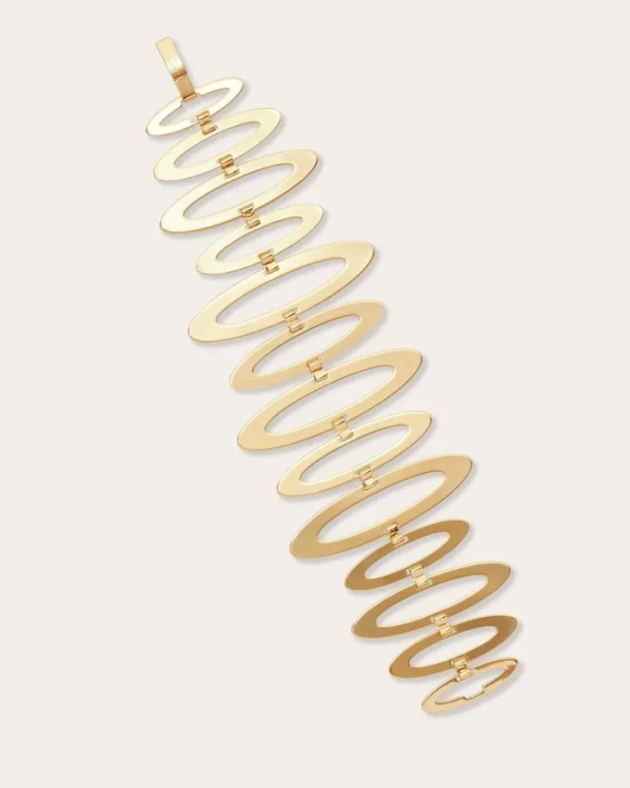 Ramy Brook Jewelry Women Emerie Oval Bracelet Gold