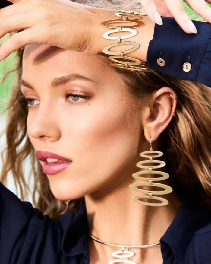 Ramy Brook Jewelry Women Emerie Oval Bracelet Gold Ramy Brook Jewelry Women Emerie Oval Bracelet Gold