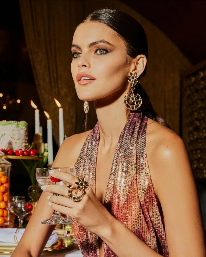 Ramy Brook Jewelry Women Lunar Mirrored Ring Set Gold Ramy Brook Jewelry Women Lunar Mirrored Ring Set Gold