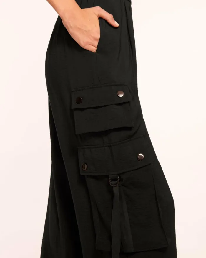 Ramy Brook Jumpsuits Women Lilyana VNeck Jumpsuit Black