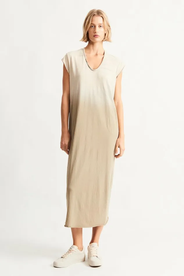 Raquel Allegra Faded Sand Cocoon Dress Women Jackets