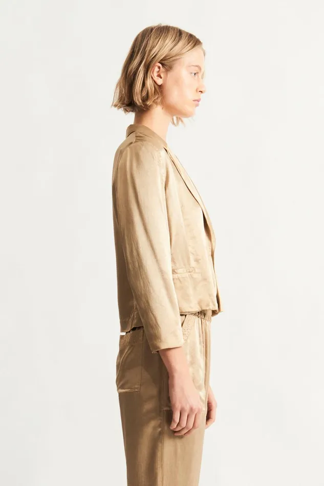 Raquel Allegra Sand Avalon Jacket Women Dresses