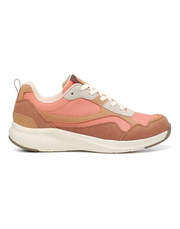 Resilient Trainers Coral Multi Women Hotter Flat Shoes