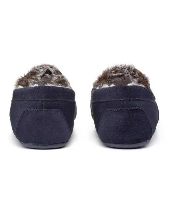 Rest Slippers Navy Mens Hotter Slippers