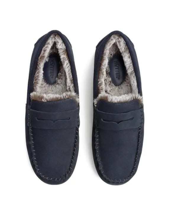 Rest Slippers Navy Mens Hotter Slippers