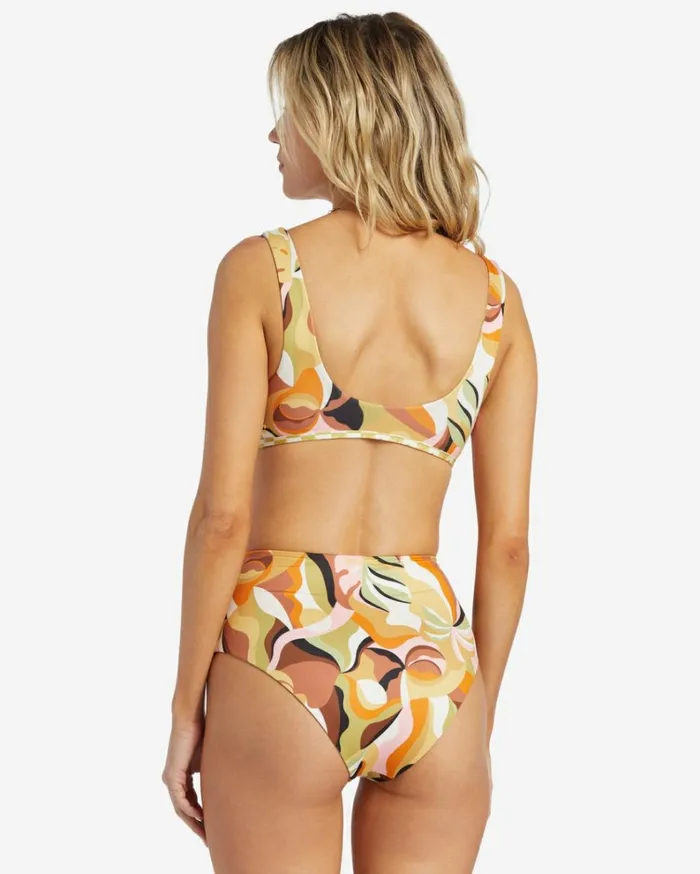 Return To Paradise Rev H Retro Bikini Bottom Multi Women Billabong Bikinis