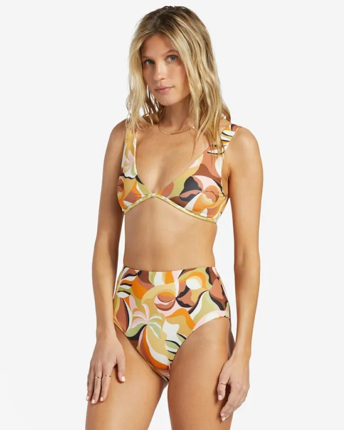 Return To Paradise Rev H Retro Bikini Bottom Multi Women Billabong Bikinis