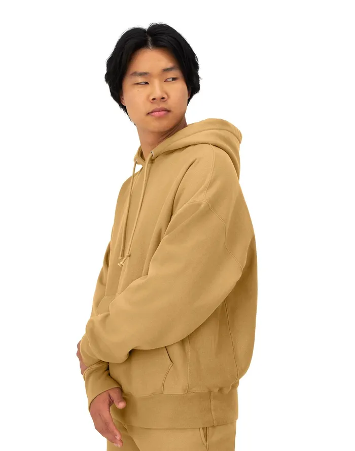 Reverse Weave Arena Hoodie Washed Tan Slacks Men Champion Hoodies and Sweatshirts