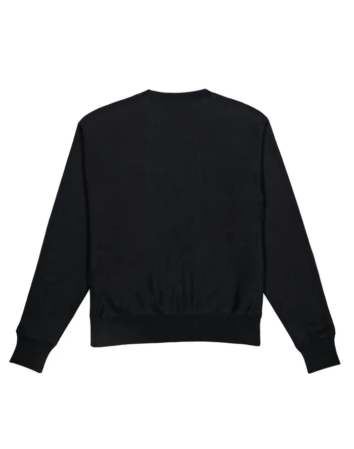 Reverse Weave Crewneck Paris Black Men Champion Hoodies and Sweatshirts