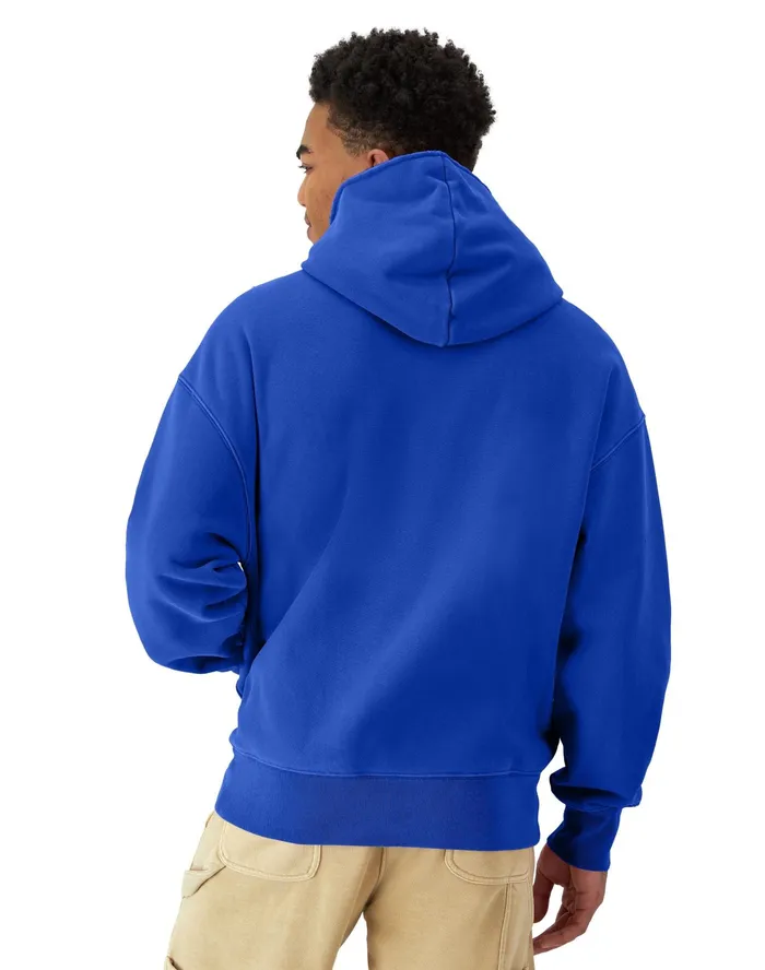 Reverse Weave Crossover Hoodie Ink Stamped Time Capsule Surf The Web Men Champion Hoodies and Sweatshirts